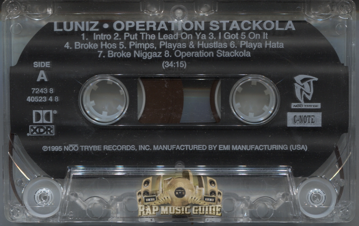 Luniz - Operation Stackola: Cassette Tape | Rap Music Guide